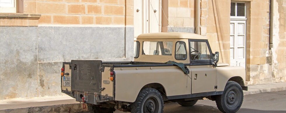 Land Rover Series III Pickup 109 Malta Gozo Drive-by Snapshot by Sebastian Motsch rear