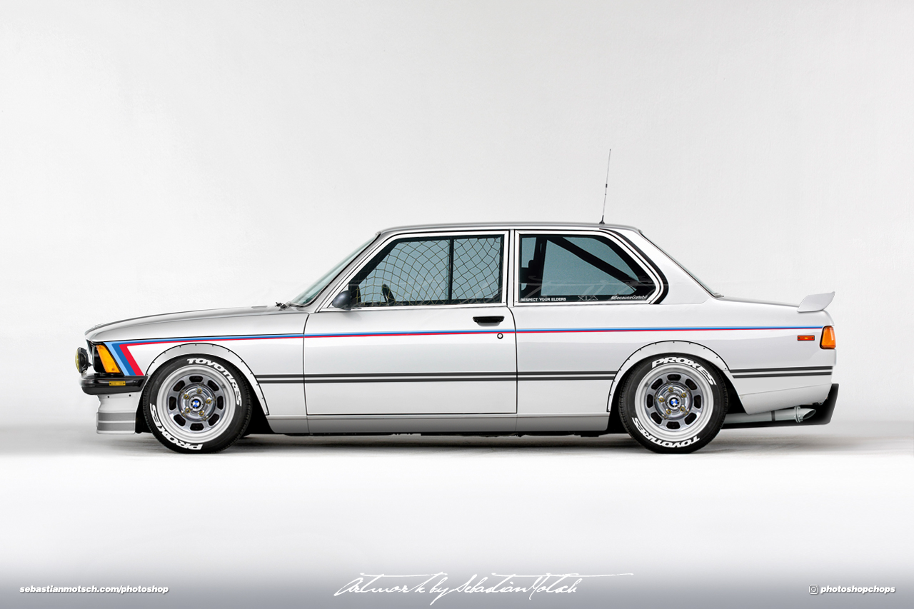 BMW E21 323i LS1 V8 Photoshop by Sebastian Motsch