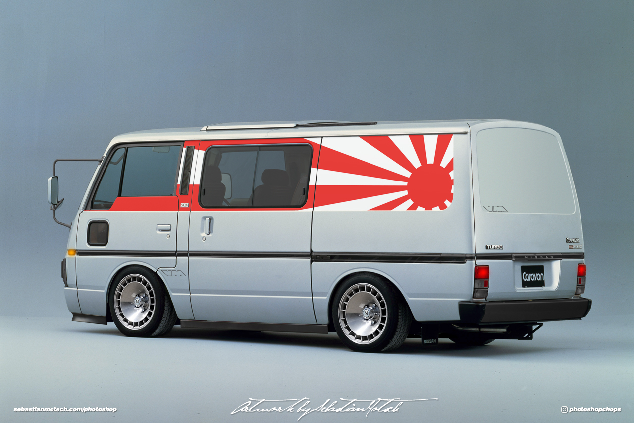 Nissan Caravan SGL Silk Road Conversion Van Photoshop by Sebastian Motsch