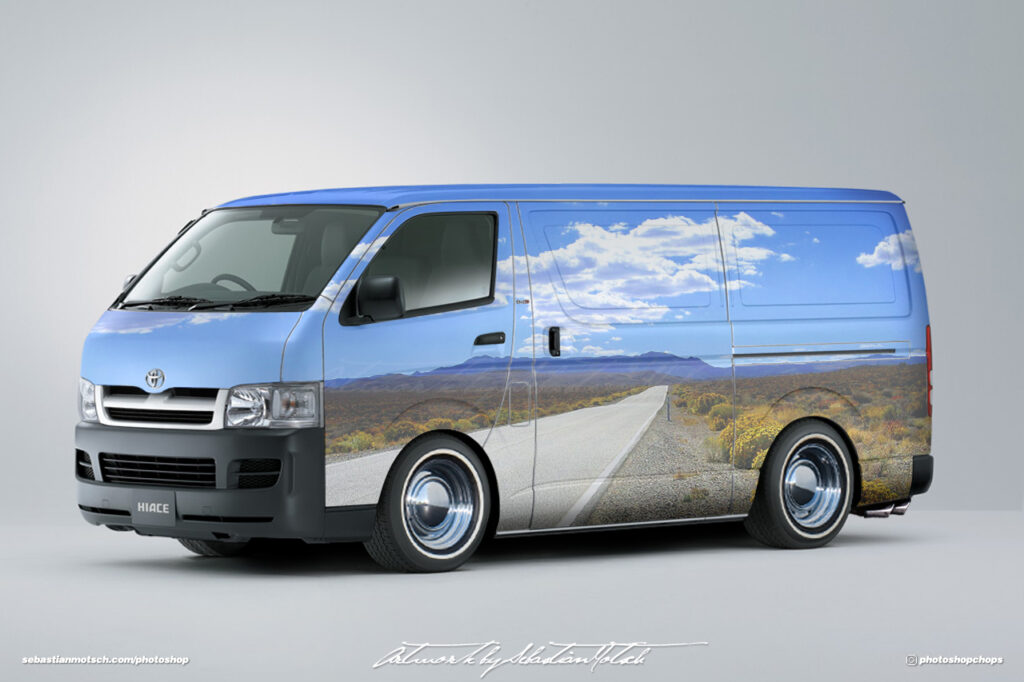 Toyota Hiace H200 Quantum Van Photoshop by Sebastian Motsch