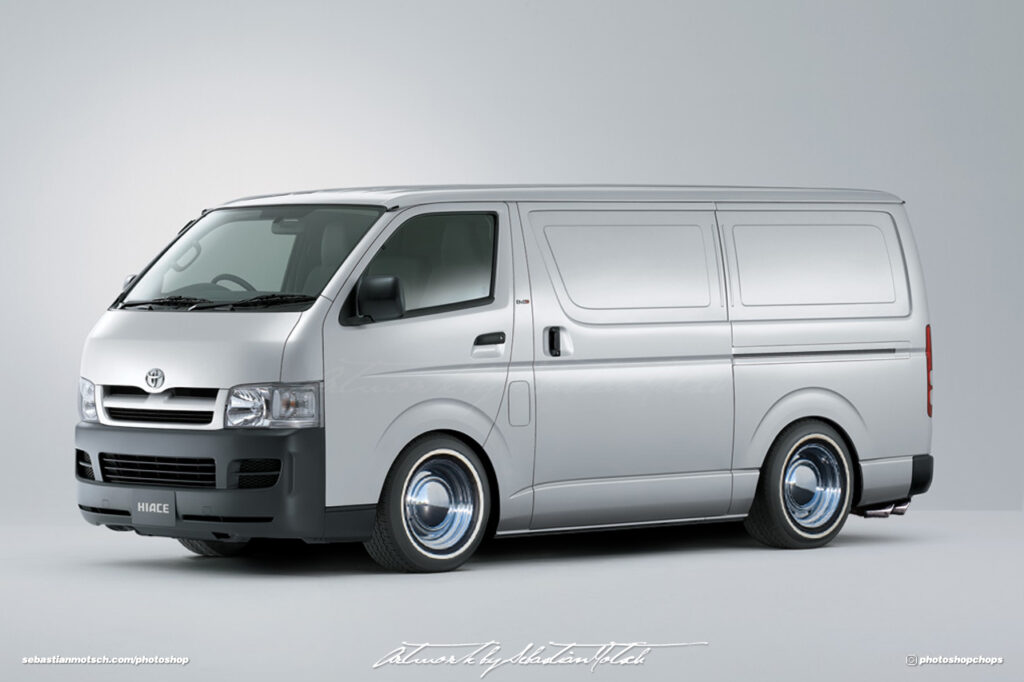 Toyota Hiace H200 Van Photoshop by Sebastian Motsch