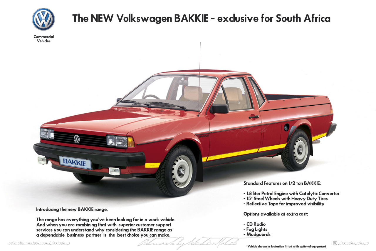 Volkswagen Passat Bakkie South Africa Photoshop by Sebastian Motsch