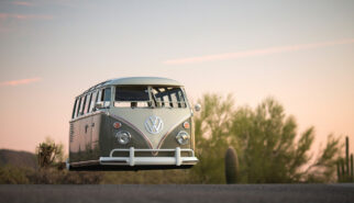 Volkswagen T1 Samba 21-window van Hovercar Photoshop by Sebastian Motsch