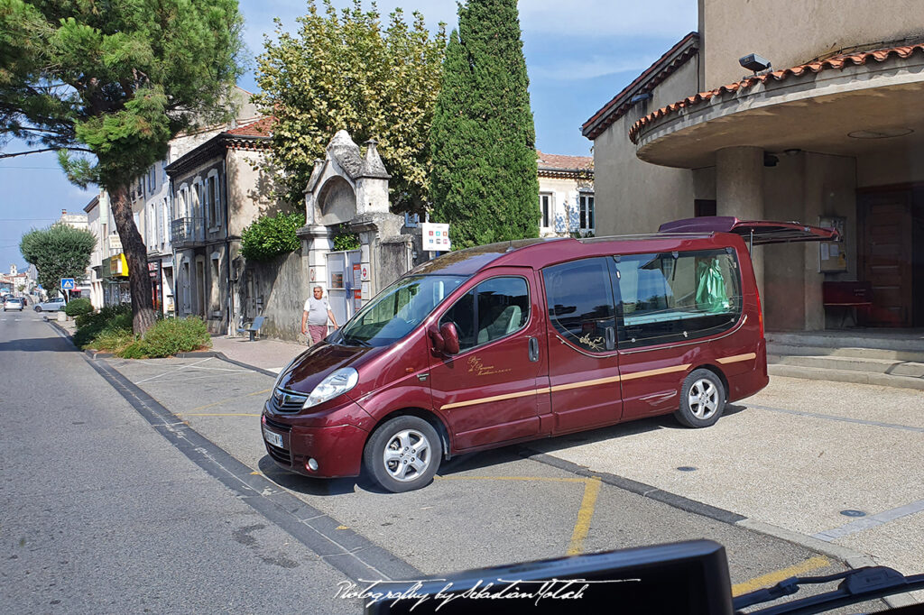 Renault Trafic Hearse France Route Nationale 7 Drive-by Snapshots by Sebastian Motsch
