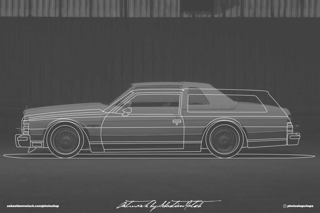 Pontiac Parisienne Brougham Shooting Brake by Sebastian Motsch Sketch