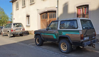 Nissan Patrol 160 SWB and Toyota LandCruiser HJ80 Neuf-Brisach France Drive-by Snapshots by Sebastian Motsch