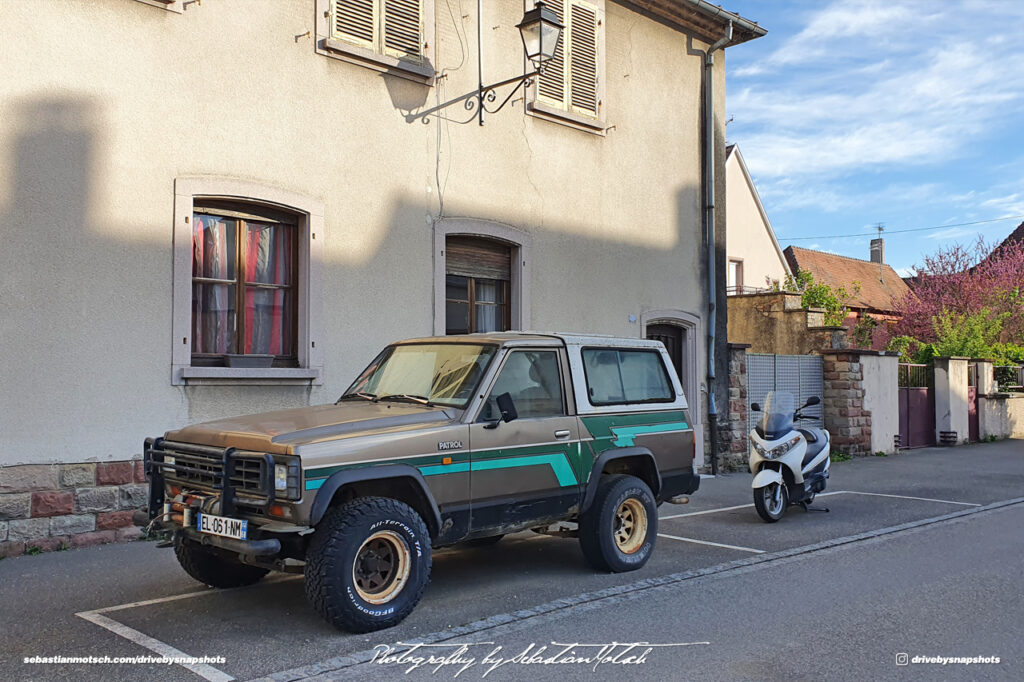 Nissan Patrol 160 SWB in Neuf-Brisach France Drive-by Snapshots by Sebastian Motsch