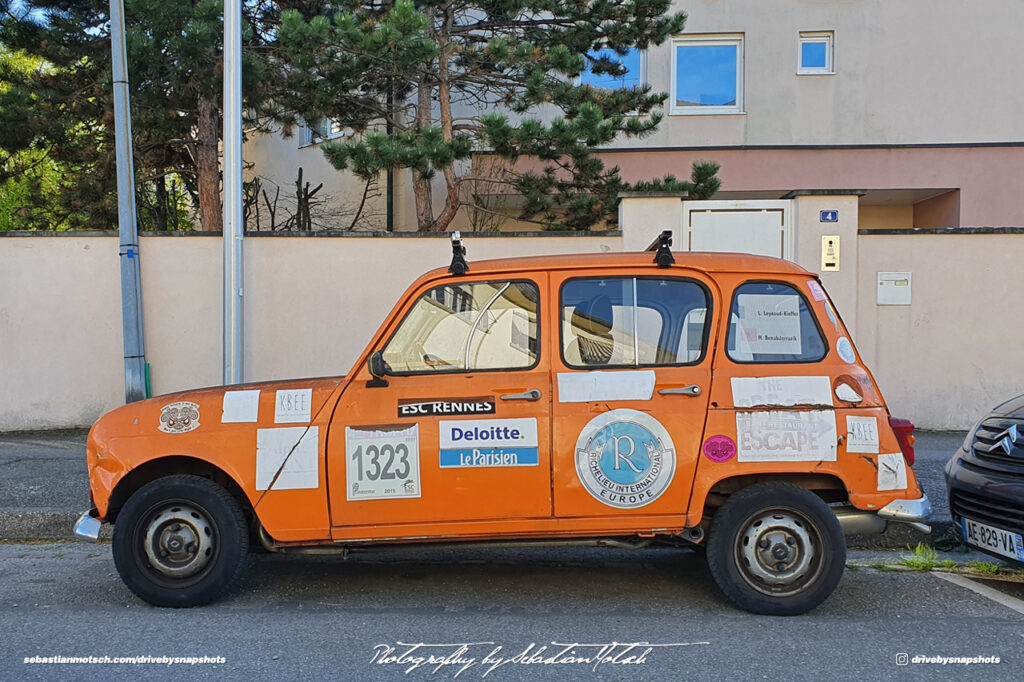 Renault R4 in Neuf-Brisach France Drive-by Snapshots by Sebastian Motsch
