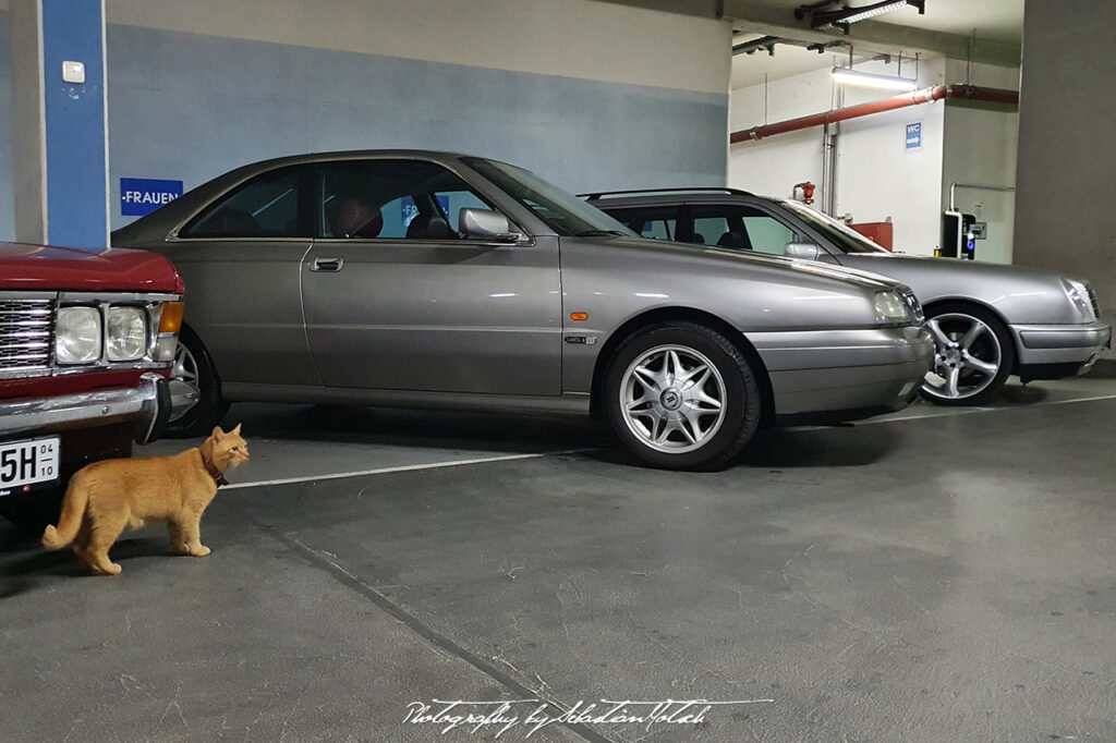 FIAT 125 Lancia Kappa Coupé MB S210 and Cat Photo Photo by Sebastian Motsch