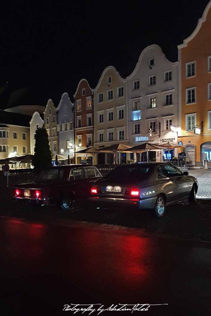Lancia Kappa Coupé and FIAT 125 in Schärding Photo by Sebastian Motsch