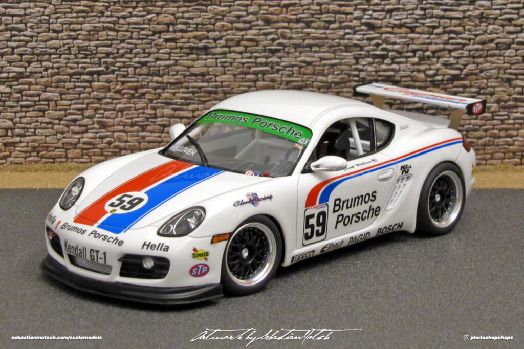 Porsche 987 Cayman Interseries Bumos 59 Scale Model by Sebastian Motsch 01