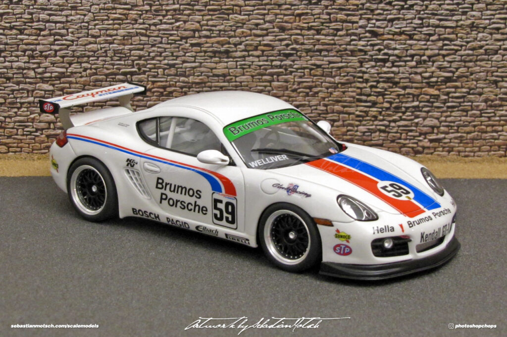 Porsche 987 Cayman Interseries Bumos 59 Scale Model by Sebastian Motsch 03