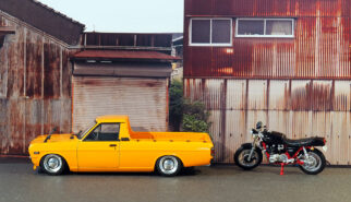 Hasegawa Nissan Datsun Sunny Pickup Scale Model by Sebastian Motsch