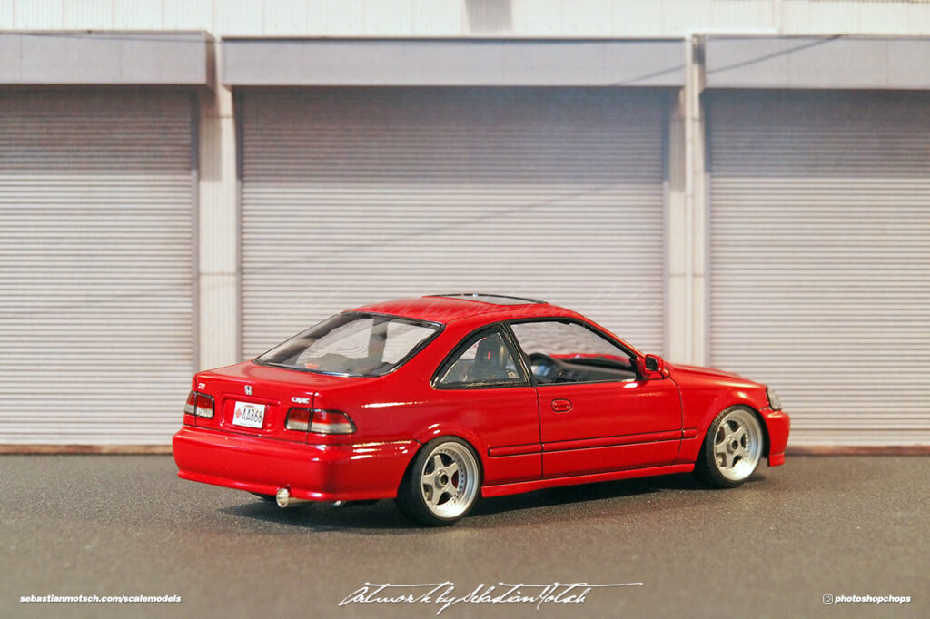 Revell Honda Civic Si Coupé EJ Scale Model by Sebastian Motsch