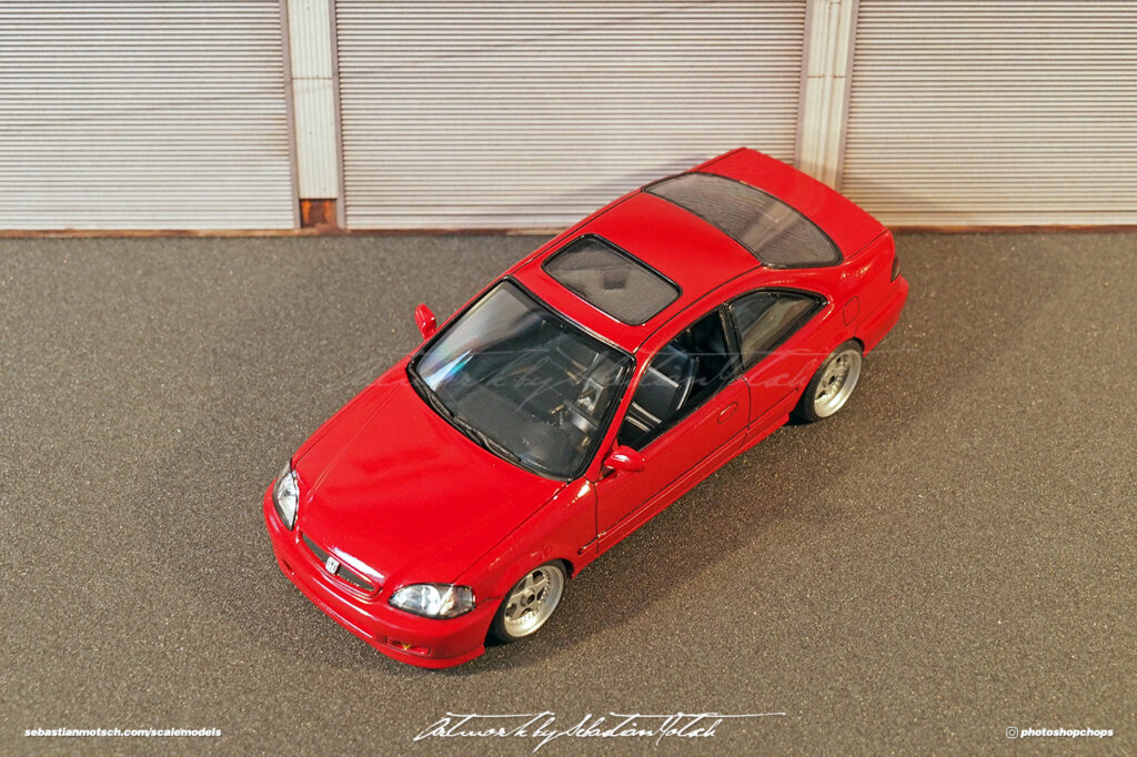 Revell Honda Civic Si Coupé EJ Scale Model by Sebastian Motsch