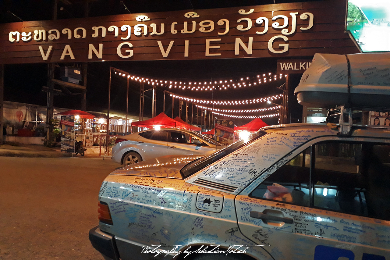Austrian Mercedes-Benz W201 in Vang Vieng Laos Photography by Sebastian Motsch