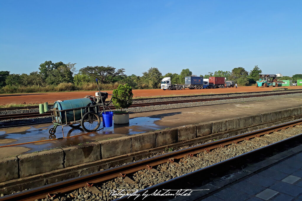 Thailand Nong Kai Railroad Station Sunrise Photo by Sebastian Motsch