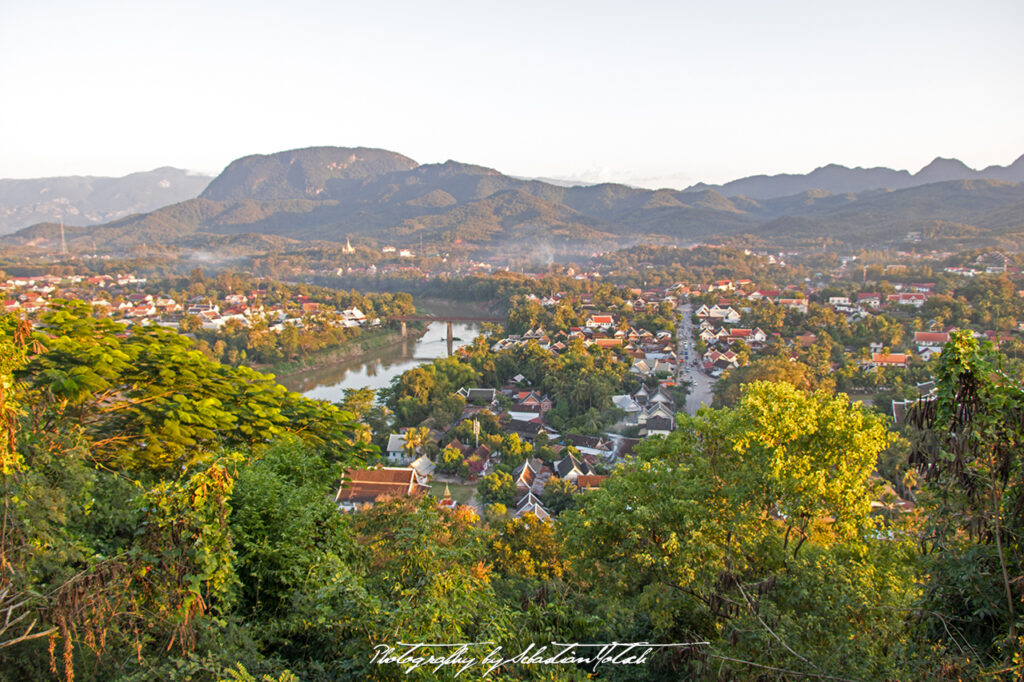 Laos Luang Prabang Phu Si Hill Sunset Photo by Sebastian Motsch