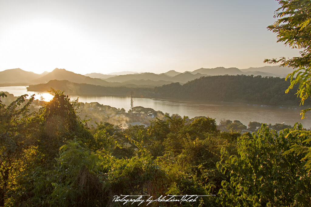 Laos Luang Prabang Phu Si Hill Sunset Photo by Sebastian Motsch