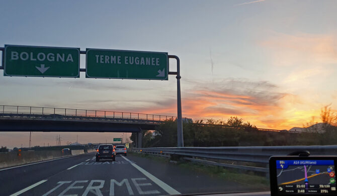 A14 Exit in Italy Drive-by Snapshots by Sebastian Motsch