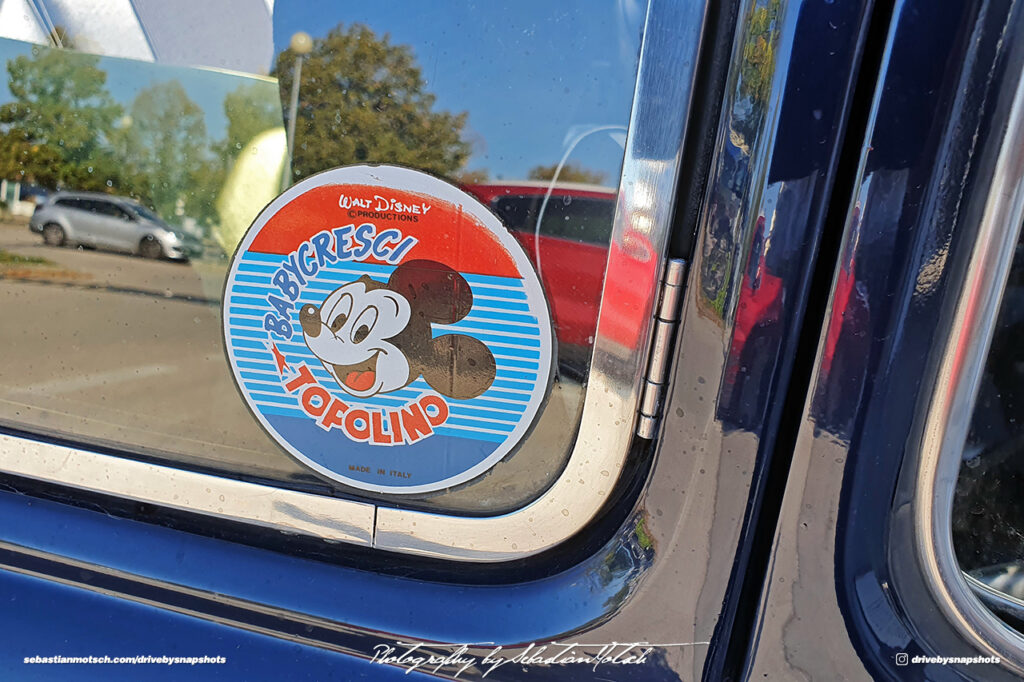 Autobianchi A112 with Mickey Mouse Sticker Drive-by Snapshots by Sebastian Motsch