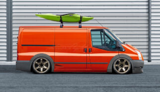 Ford Transit Mk3 L1 H1 Sport Van with TE37 Wheels Photoshop by Sebastian Motsch