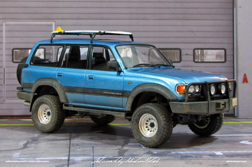 Aoshima Toyota LandCruiser 80-Series 4WD Scale Model by Sebastian Motsch