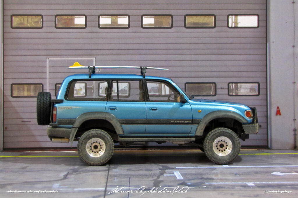 Aoshima Toyota LandCruiser 80-Series 4WD Scale Model by Sebastian Motsch