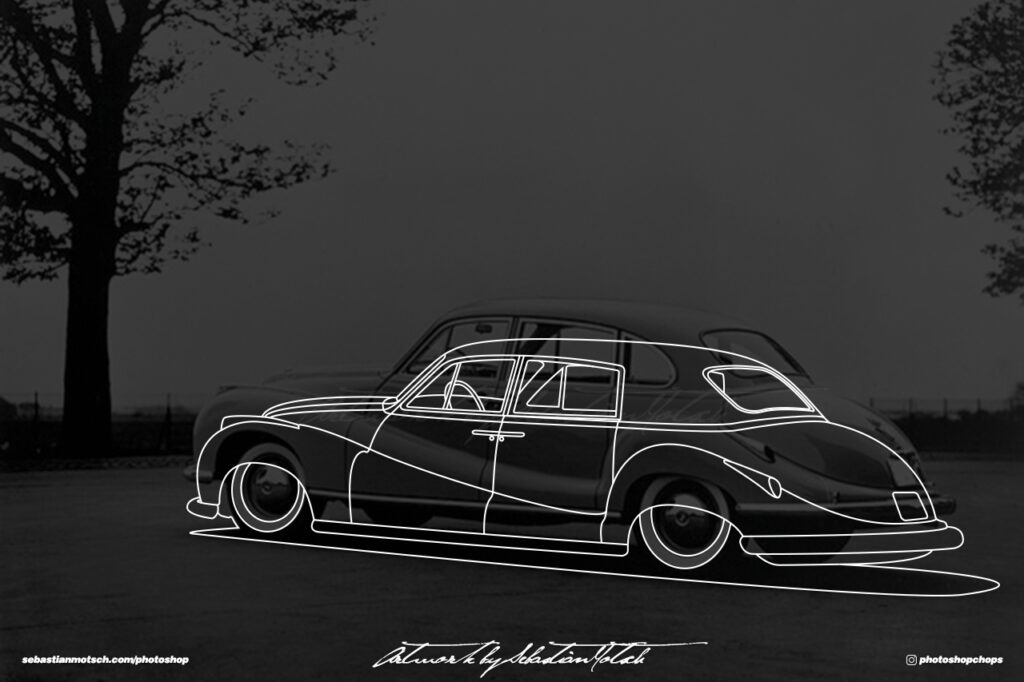 BMW 501 Barockengel V8 Lead Sled Photoshop by Sebastian Motsch