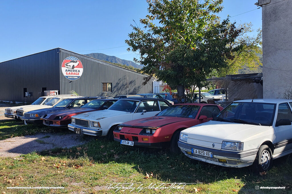 Cars at America Garage Corsica Drive-by Snapshots by Sebastian Motsch