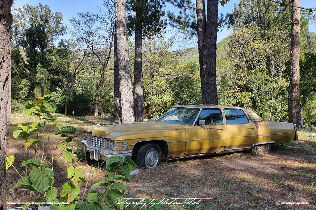 Corsica Venaco Cadillac Art Display Drive-by Snapshots by Sebastian Motsch