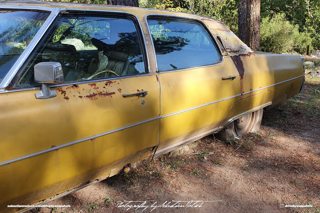 Corsica Venaco Cadillac Art Display Drive-by Snapshots by Sebastian Motsch