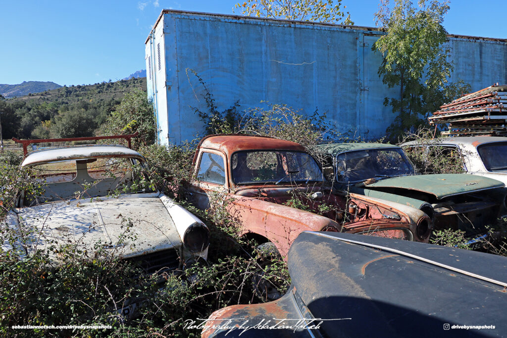 Peugeot 404 America Garage Corsica Drive-by Snapshots by Sebastian Motsch