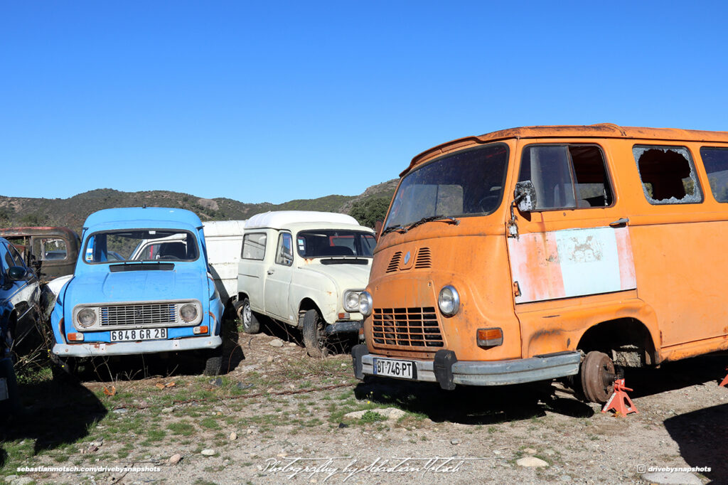 Renault Estafette R4 America Garage Corsica Drive-by Snapshots by Sebastian Motsch