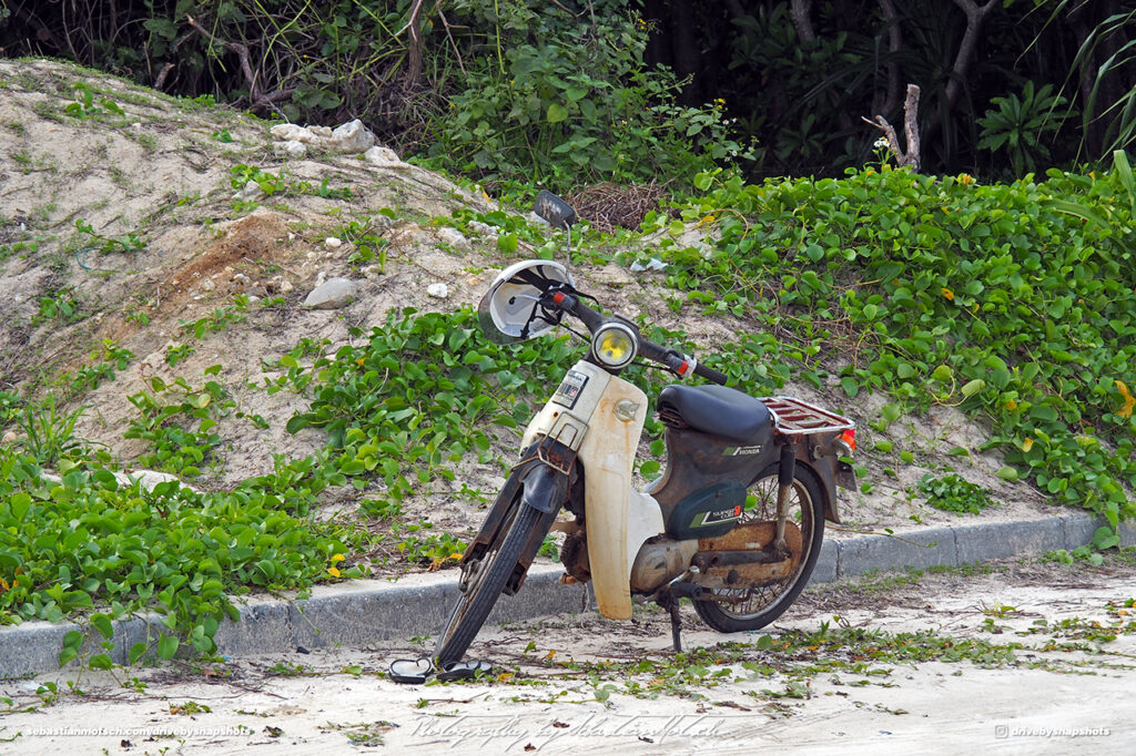 Honda Super Cub 50 at Yonaha Maehama Beach Drive-by Snapshots by Sebastian Motsch