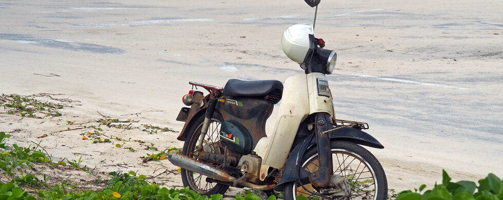 Honda Super Cub 50 at Yonaha Maehama Beach Drive-by Snapshots by Sebastian Motsch