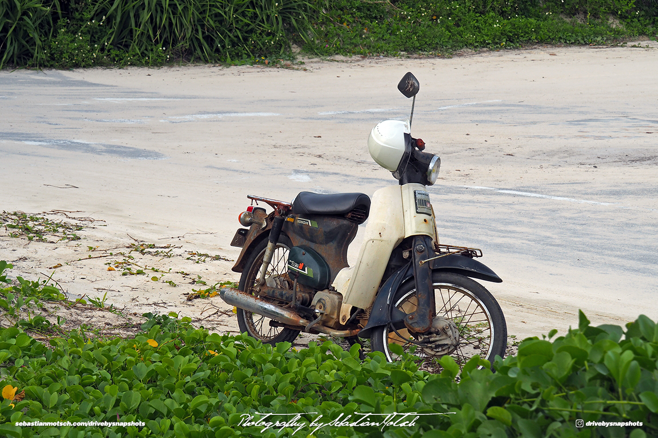 Honda Super Cub 50 at Yonaha Maehama Beach Drive-by Snapshots by Sebastian Motsch