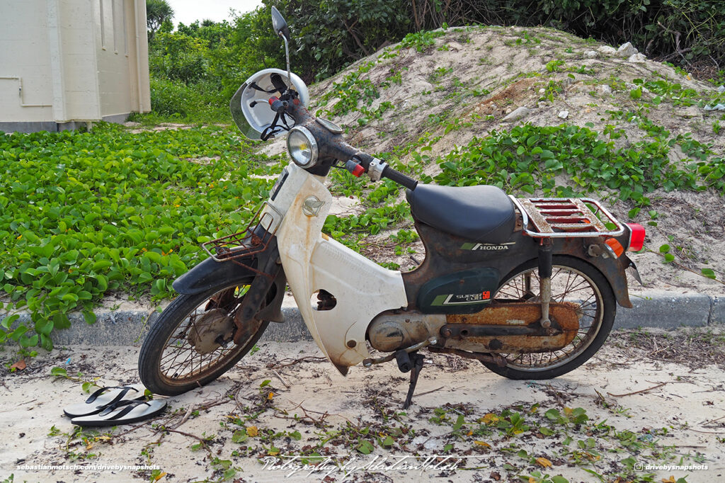 Honda Super Cub 50 at Yonaha Maehama Beach Drive-by Snapshots by Sebastian Motsch