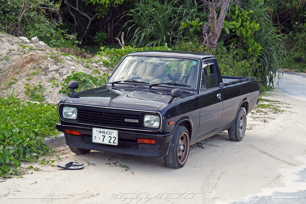 Nissan Sunny 1400 Pickup Yonaha Maehama Beach Drive-by Snapshots by Sebastian Motsch