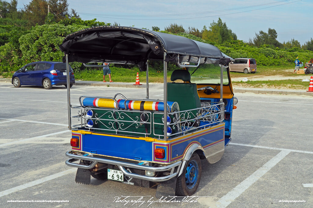 Thai Tuk-Tuk at Yonaha Maehama Beach Drive-by Snapshots by Sebastian Motsch