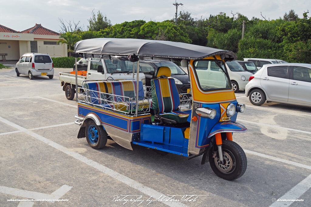 Thai Tuk-Tuk at Yonaha Maehama Beach Drive-by Snapshots by Sebastian Motsch