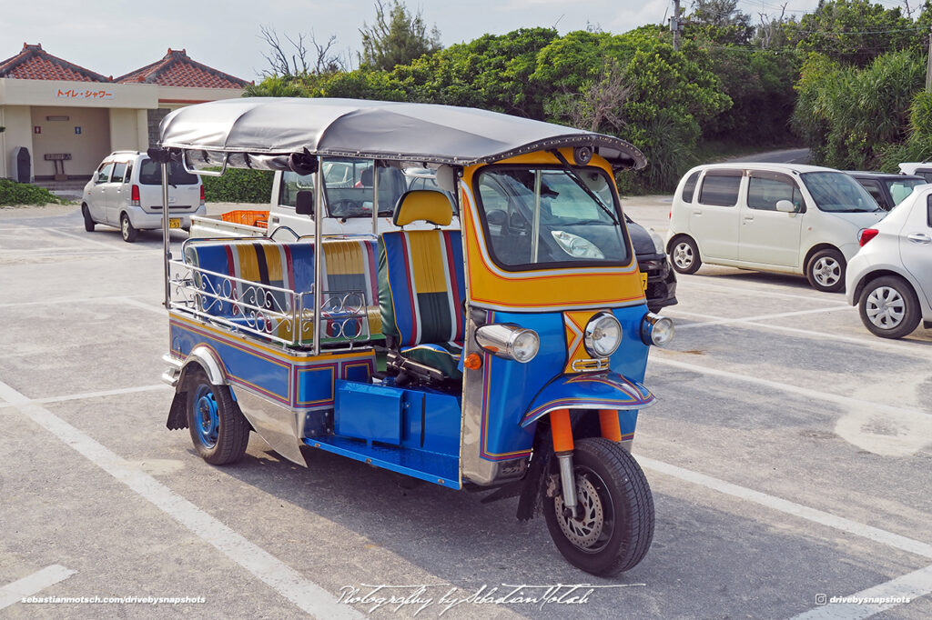 Thai Tuk-Tuk at Yonaha Maehama Beach Drive-by Snapshots by Sebastian Motsch