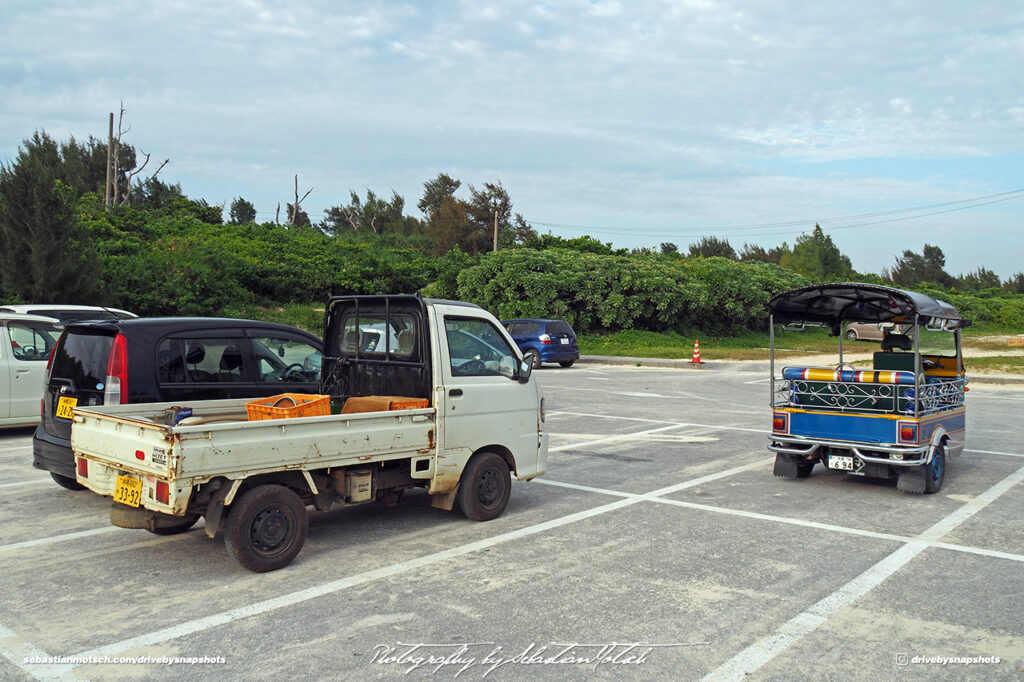 Thai Tuk-Tuk at Yonaha Maehama Beach Drive-by Snapshots by Sebastian Motsch