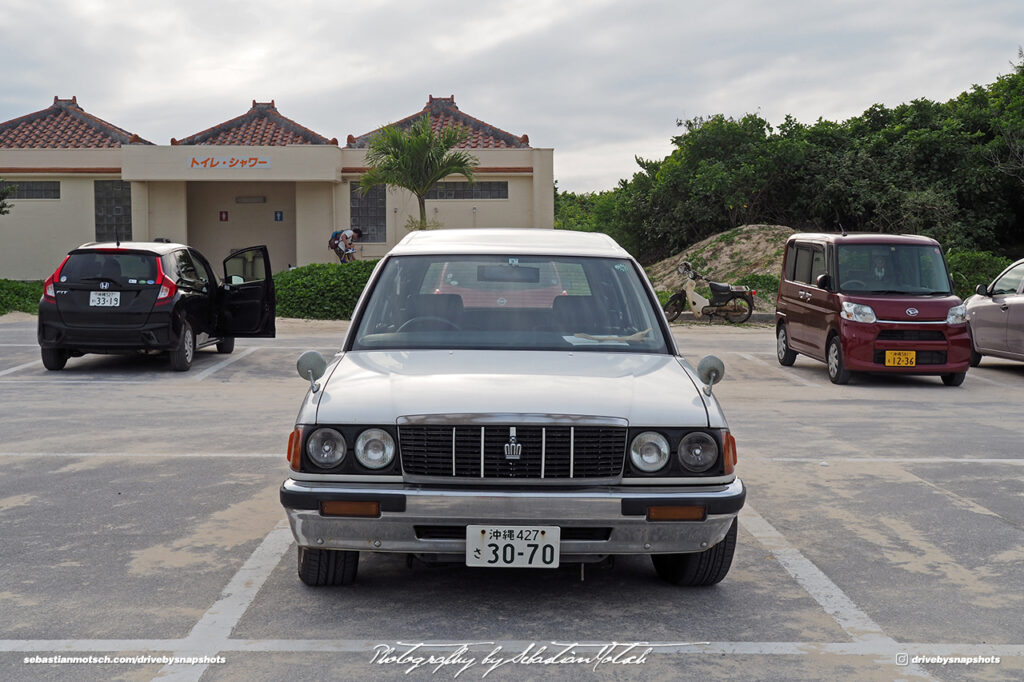 Toyota Crown S130 Wagon at Yonaha Maehama Beach Drive-by Snapshots by Sebastian Motsch