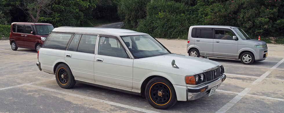 Toyota Crown S130 Wagon at Yonaha Maehama Beach Drive-by Snapshots by Sebastian Motsch