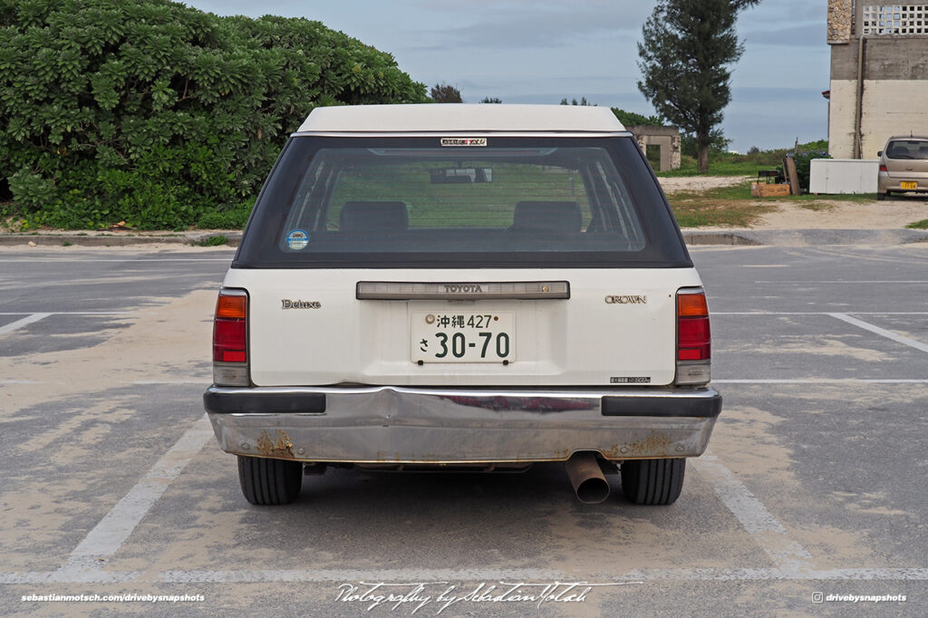 Toyota Crown S130 Wagon at Yonaha Maehama Beach Drive-by Snapshots by Sebastian Motsch