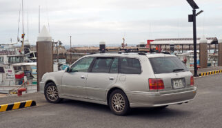 Toyota Crown Wagon S170 at Ibaru-jima Japan Drive-by Snapshots by Sebastian Motsch