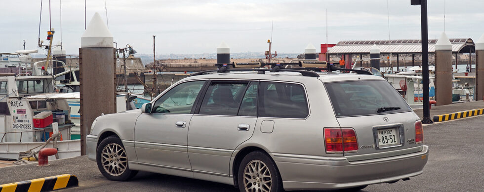 Toyota Crown Wagon S170 at Ibaru-jima Japan Drive-by Snapshots by Sebastian Motsch