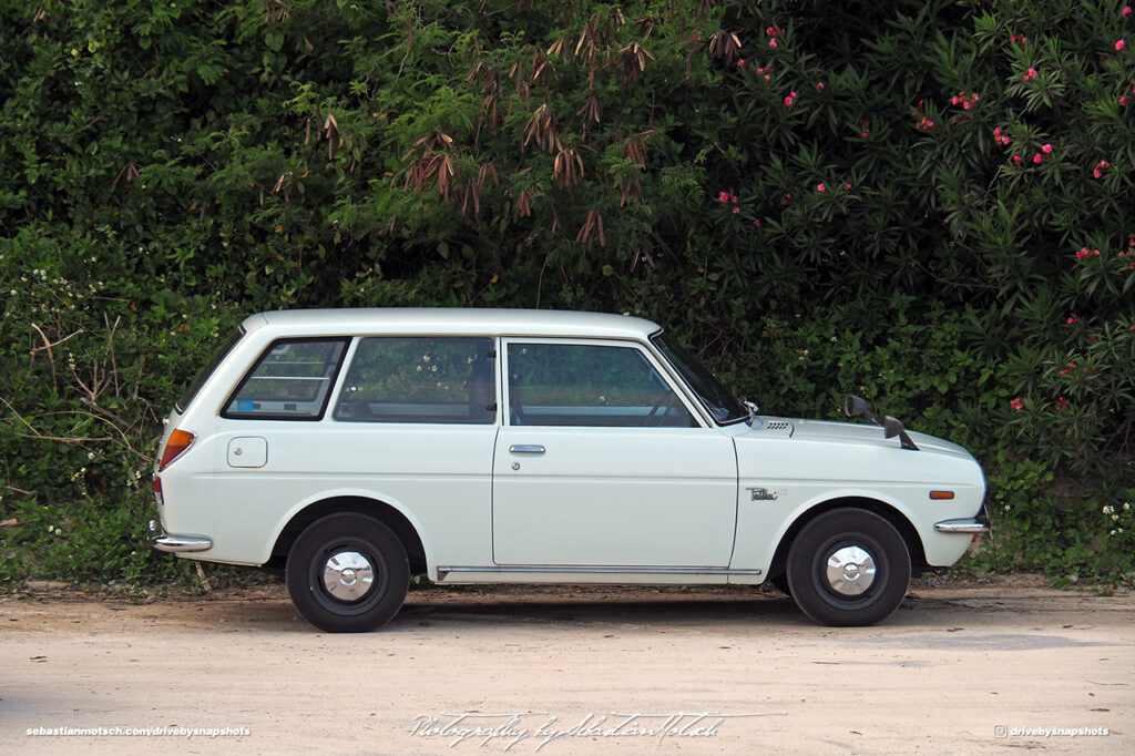 Toyota Publica 1200 Wagon at Yonaha Maehama Beach Drive-by Snapshots by Sebastian Motsch