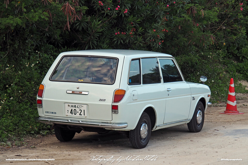 Toyota Publica 1200 Wagon at Yonaha Maehama Beach Drive-by Snapshots by Sebastian Motsch